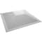 Ekena Millwork Diane EnduraWall Decorative 3D Wall Panel, White, 11 7/8"W x 11 7/8"H WP12X12DIWH - alternate 4